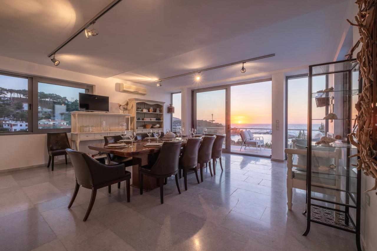 Icarus Luxury Beachfront Villa Gialiskari  Экстерьер фото